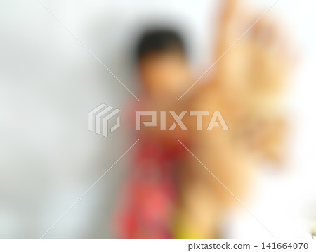 blurred image of school kids blurred image of school kids 141664070