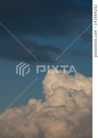 Tunnel cloud and blue sky Tunnel cloud and blue sky 141664282