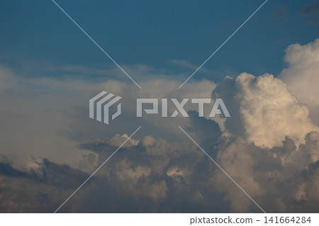 Tunnel cloud and blue sky Tunnel cloud and blue sky 141664284