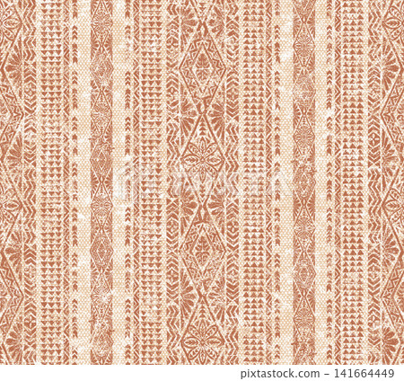 Seamless tribal and tapa-style geometric pattern textile background material set: Desert Sand Seamless tribal and tapa-style geometric pattern textile background material set: Desert Sand 141664449