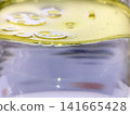 Close up view of oil and water separation with round bubbles chemistry scientific research fluid dynamics abstract background photo image visual element stock photography 141665428