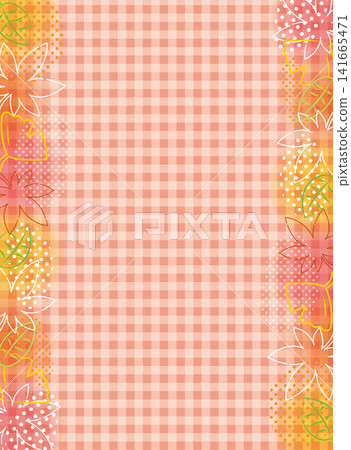 Simple and stylish autumn leaves frame Simple and stylish autumn leaves frame 141665471