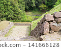 [Hachioji Castle Ruins] Stairs at the main gate of the castle 141666128
