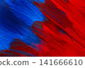 Blue and red paint background 141666610