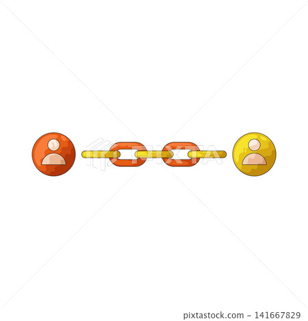 Illustration of Cooperation Chain Illustration of Cooperation Chain 141667829