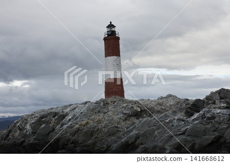 Lighthouse in the Beagle Channel of Ushuaia Lighthouse in the Beagle Channel of Ushuaia 141668612