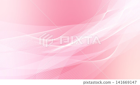 Light pink gradient wavy background, landscape orientation 16:9 Light pink gradient wavy background, landscape orientation 16:9 141669147