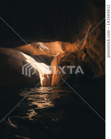 Sunlight Inside a Coastal Cave Sunlight Inside a Coastal Cave 141669812