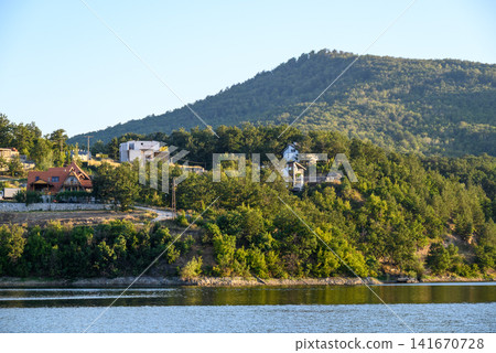 Bor Lake (Borsko jezero), an artificial lake in Eastern Serbia near the city of Bor Bor Lake (Borsko jezero), an artificial lake in Eastern Serbia near the city of Bor 141670728