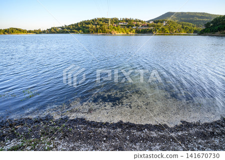 Bor Lake (Borsko jezero), an artificial lake in Eastern Serbia near the city of Bor Bor Lake (Borsko jezero), an artificial lake in Eastern Serbia near the city of Bor 141670730