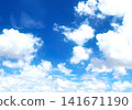 Summer blue sky and white clouds 141671190