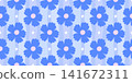 Flower heart pattern with daisy cute kids for spring floral stripe. Seamless bloom garden with easter ditsy bg for print kid doodle. Modern paper delicate with purple baby summer for coquette. 141672311