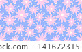 Seamless gingham spring and pattern cute daisy with stripe floral flower. Kids girly delicate and botanical kid child with doodle vector textile. Elegant nature garden and motif illustration. 141672315