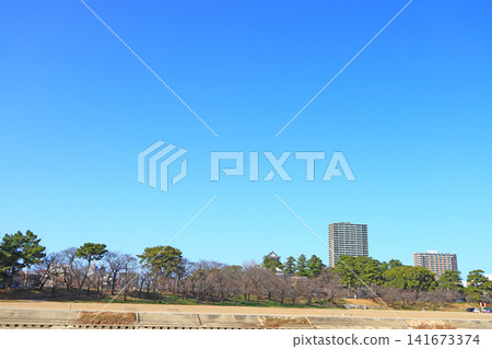 Scenery around Otogawa River, Okazaki City, Aichi Prefecture Scenery around Otogawa River, Okazaki City, Aichi Prefecture 141673374