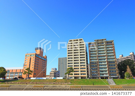 Scenery around Otogawa River, Okazaki City, Aichi Prefecture Scenery around Otogawa River, Okazaki City, Aichi Prefecture 141673377