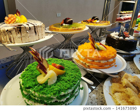 egyptian desserts in the hotel egyptian desserts in the hotel 141673890
