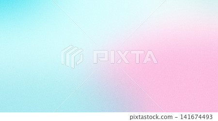 Pink and teal abstract grainy gradient background 141674493