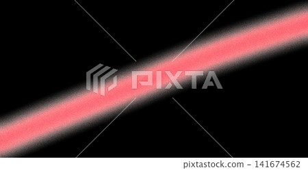 Red and white glowing gradient stripe with noise texture on dark backdrop Red and white glowing gradient stripe with noise texture on dark backdrop 141674562