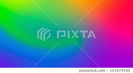 Green yellow red purple and blue abstract grainy gradient background with noise texture Green yellow red purple and blue abstract grainy gradient background with noise texture 141674590