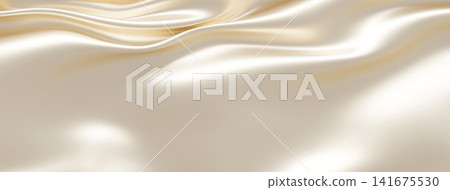 Luxury pearl color fabric background with copy space 3D render Luxury pearl color fabric background with copy space 3D render 141675530