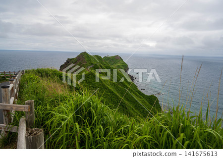 Cape Kamui under a cloudy sky Cape Kamui under a cloudy sky 141675613
