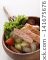 Crab stick and celery salad 141675676