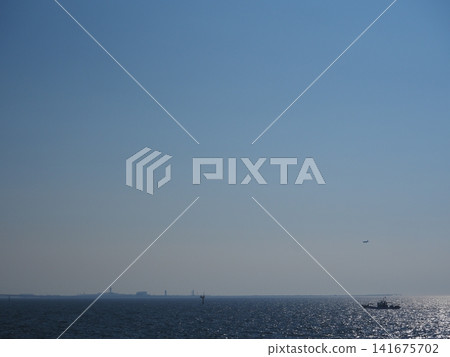 夏天的天空和大海 夏天的天空和大海 141675702