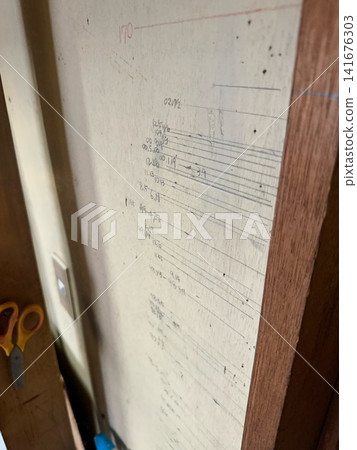 The walls of our beloved home, where we recorded our children's growth. The walls of our beloved home, where we recorded our children's growth. 141676303