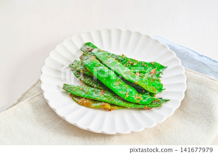 味噌黃油炒摩洛哥四季豆 味噌黃油炒摩洛哥四季豆 141677979