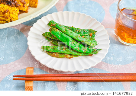 味噌黃油炒摩洛哥四季豆 味噌黃油炒摩洛哥四季豆 141677982