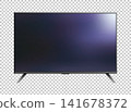 led TV isolated on transparent background 141678372