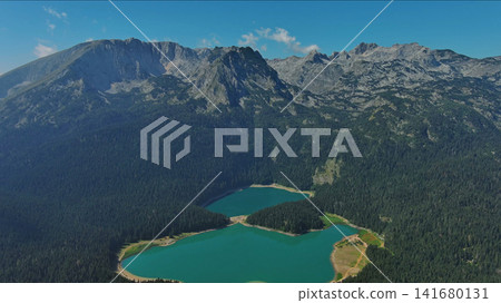 Black Lake in mountain Durmitor park Montenegro Black Lake in mountain Durmitor park Montenegro 141680131