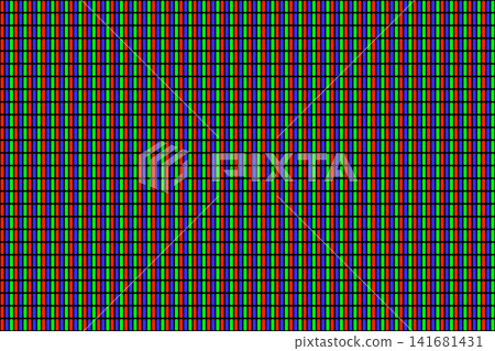 無縫 RGB 顯示子像素背景 無縫 RGB 顯示子像素背景 141681431