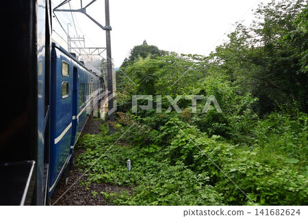 「SL Taiju」號列車駛過鬼怒川大橋（栃木縣日光市栗原町） 141682624