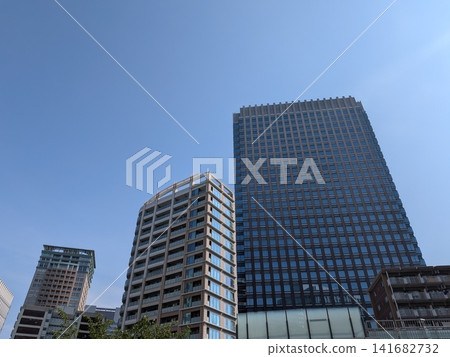 大崎的辦公大樓和高層公寓 141682732