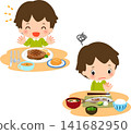 A boy who likes Western food and dislikes Japanese food. 141682950