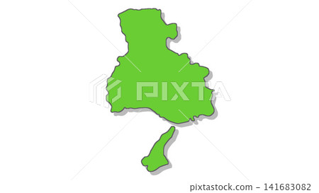 日本地圖 ② 兵庫縣 日本地圖 ② 兵庫縣 141683082