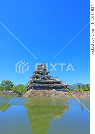 長野縣松本市國寶松本城風景 141683924