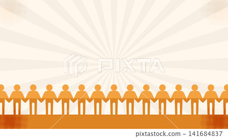 International Friendship Day Banner Background with People Holding Hands International Friendship Day Banner Background with People Holding Hands 141684837