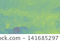 Abstract green polygon mosaic pattern creates a modern geometric background for creative design projects 141685297