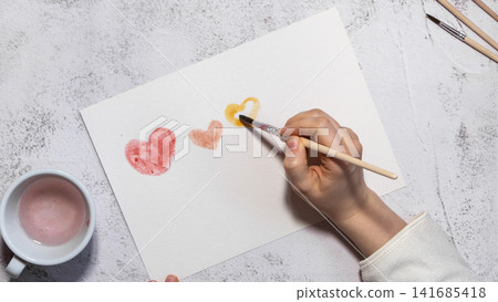 Step by step diy Hand drawing colorful heart lettering card with equality and inclusion words. Hand drawing watercolor equality diversity inclusion equity identity card with colorful hearts Step by step diy Hand drawing colorful heart lettering card with equality and inclusion words. Hand drawing watercolor equality diversity inclusion equity identity card with colorful hearts 141685418