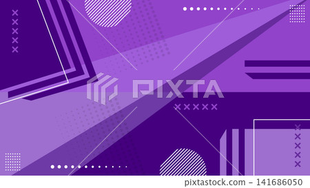 Modern Purple Geometric Abstract Background with Gradient Shapes Vector Illustration Modern Purple Geometric Abstract Background with Gradient Shapes Vector Illustration 141686050