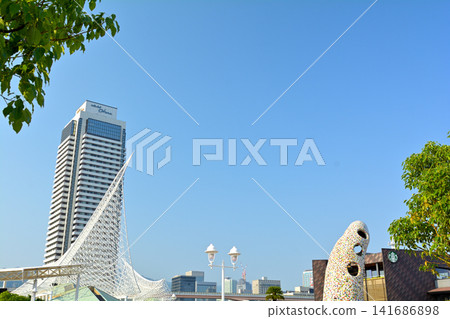 Scenery around Kobe's Meriken Park Scenery around Kobe's Meriken Park 141686898