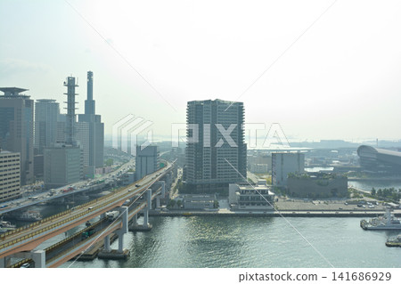 Scenery around Kobe's Meriken Park 141686929