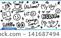 A stylish and emotionally resonant set of illustrations and text for use on social media. 141687494