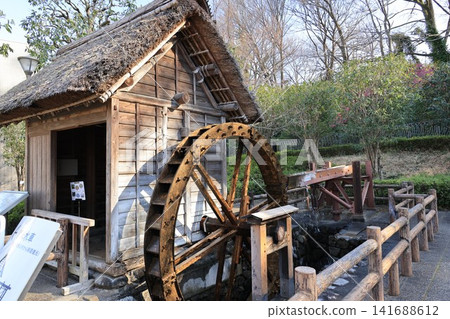 Watermill building at the Kawano Museum in Yorii Town, Saitama Prefecture Watermill building at the Kawano Museum in Yorii Town, Saitama Prefecture 141688612