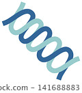 DNA Strand Helix Icon Vector, Medical and Science Symbol Illustration 141688883