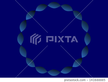 Abstract Circle Geometric Pattern Background Vector, Blue Design Template Illustration Abstract Circle Geometric Pattern Background Vector, Blue Design Template Illustration 141688885