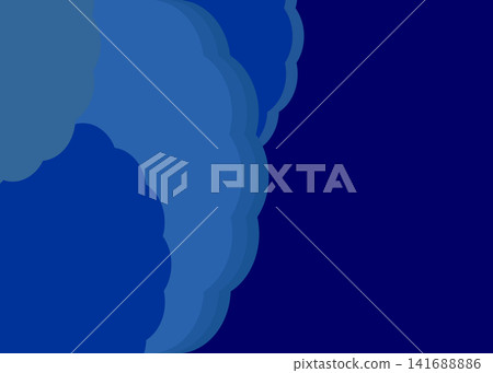 Abstract Blue Wave Background Vector, Dynamic Shape Design Template Illustration Abstract Blue Wave Background Vector, Dynamic Shape Design Template Illustration 141688886