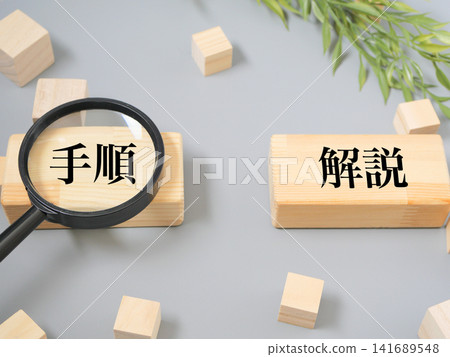 Business materials designed to illustrate procedures and explanations. Business materials designed to illustrate procedures and explanations. 141689548